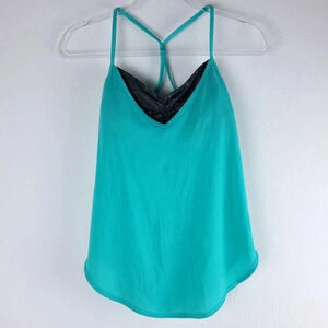 Lululemon | Roll Out Tank | Built in Bra | Bali Breeze/ Jazzy Green